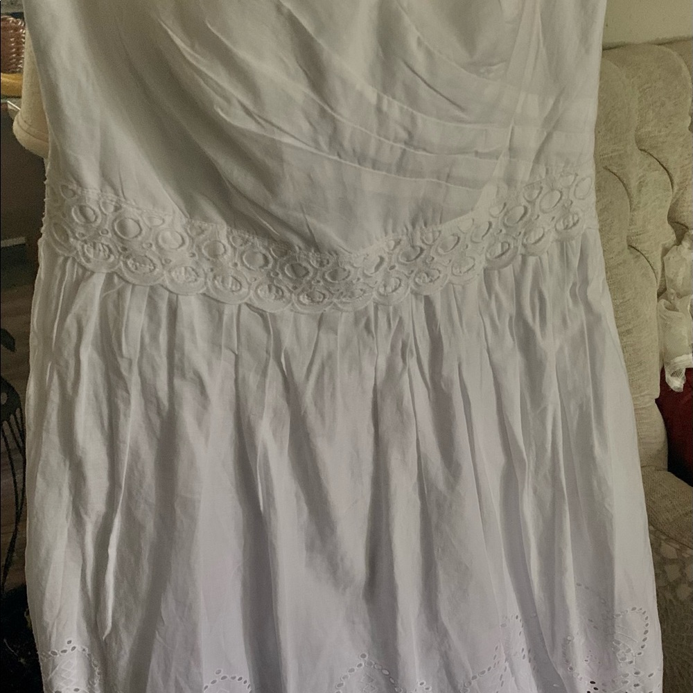 Beautiful 100% cotton strapless dress😍NWOT